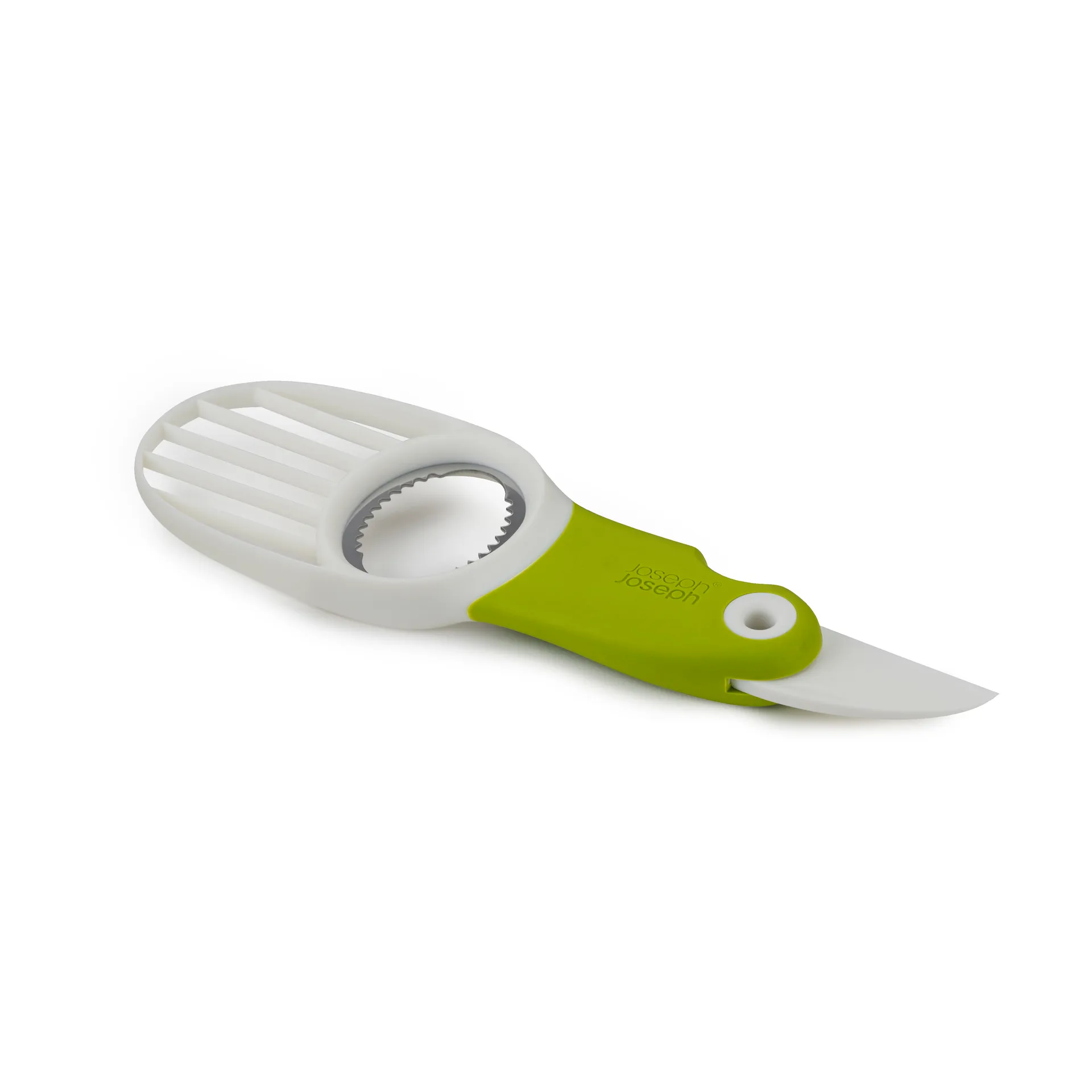 Goavocado cortador de abacate 3-em-1, Verde-branco Joseph Joseph