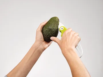 Goavocado cortador de abacate 3-em-1 - Verde-branco - Joseph Joseph