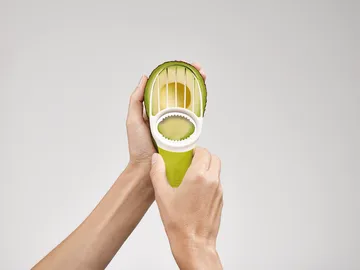Goavocado cortador de abacate 3-em-1 - Verde-branco - Joseph Joseph