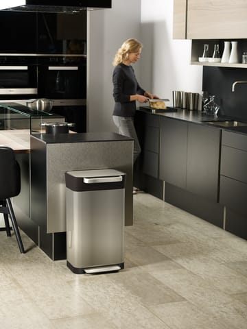 Joseph Joseph Titan trash compactor lixo com pedal 30 L - Aço inoxidável - Joseph Joseph