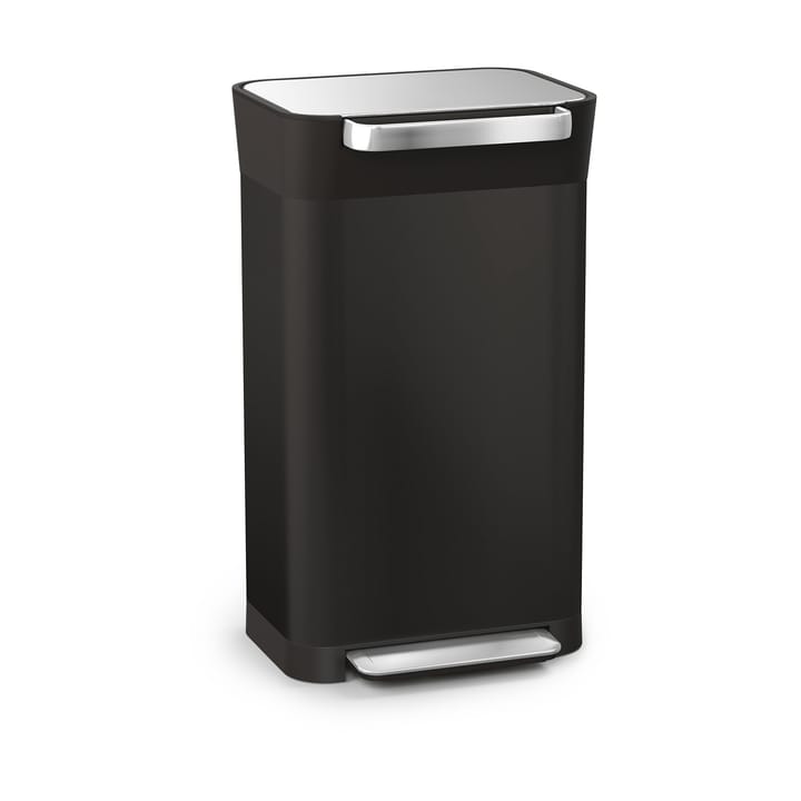 Joseph Joseph Titan trash compactor lixo com pedal 30 L - Preto carbono - Joseph Joseph