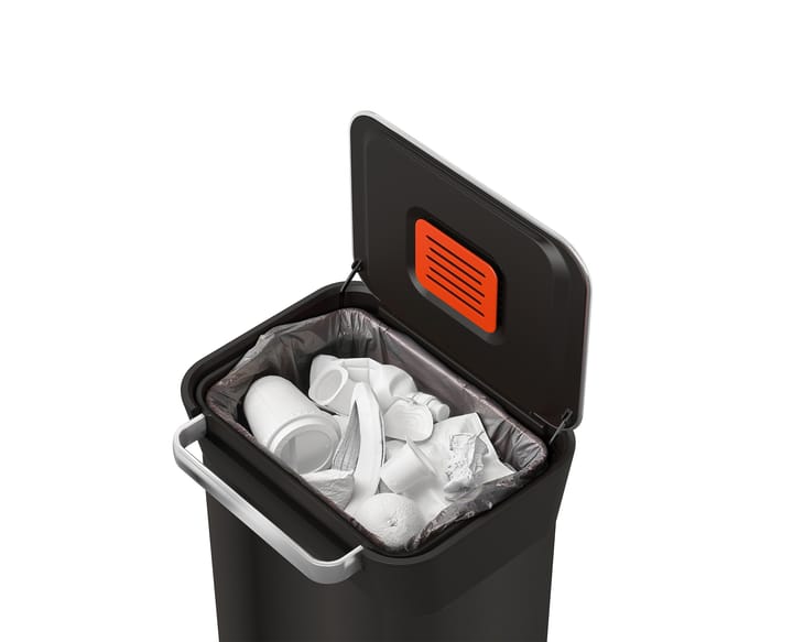 Joseph Joseph Titan trash compactor lixo com pedal 30 L, Preto carbono Joseph Joseph