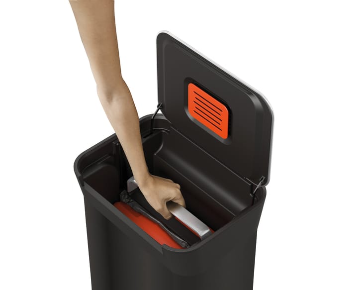 Joseph Joseph Titan trash compactor lixo com pedal 30 L, Preto carbono Joseph Joseph
