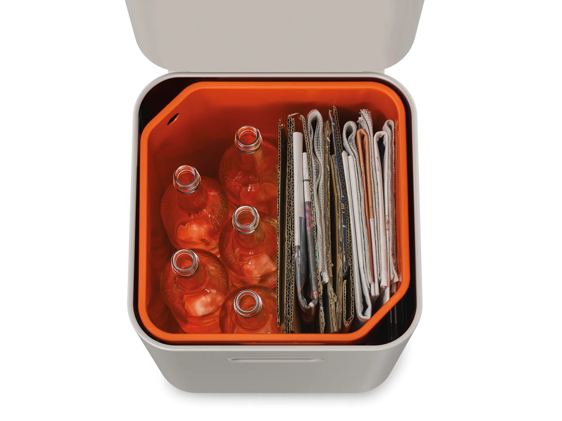 Joseph Joseph Totem Compact caixote de lixo 40 L, Pedra Joseph Joseph