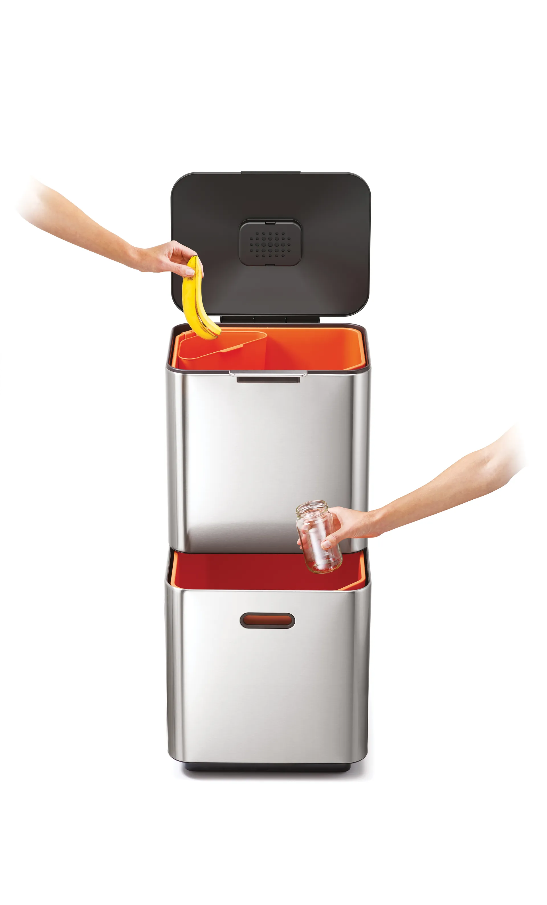 Joseph Joseph Totem Max caixote de lixo 60 L, Aço inoxidável Joseph Joseph