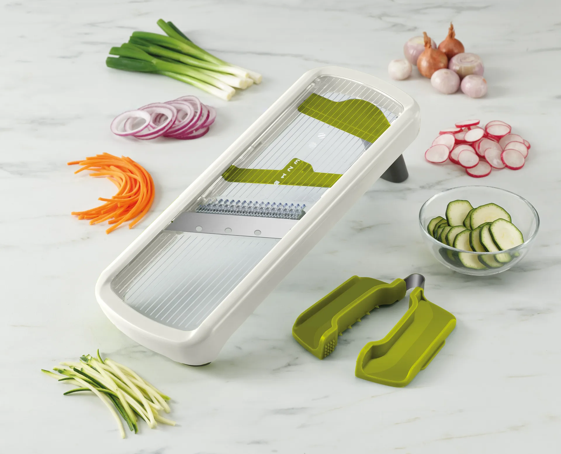 Mandolina multi-grip 42 cm, Branco Joseph Joseph