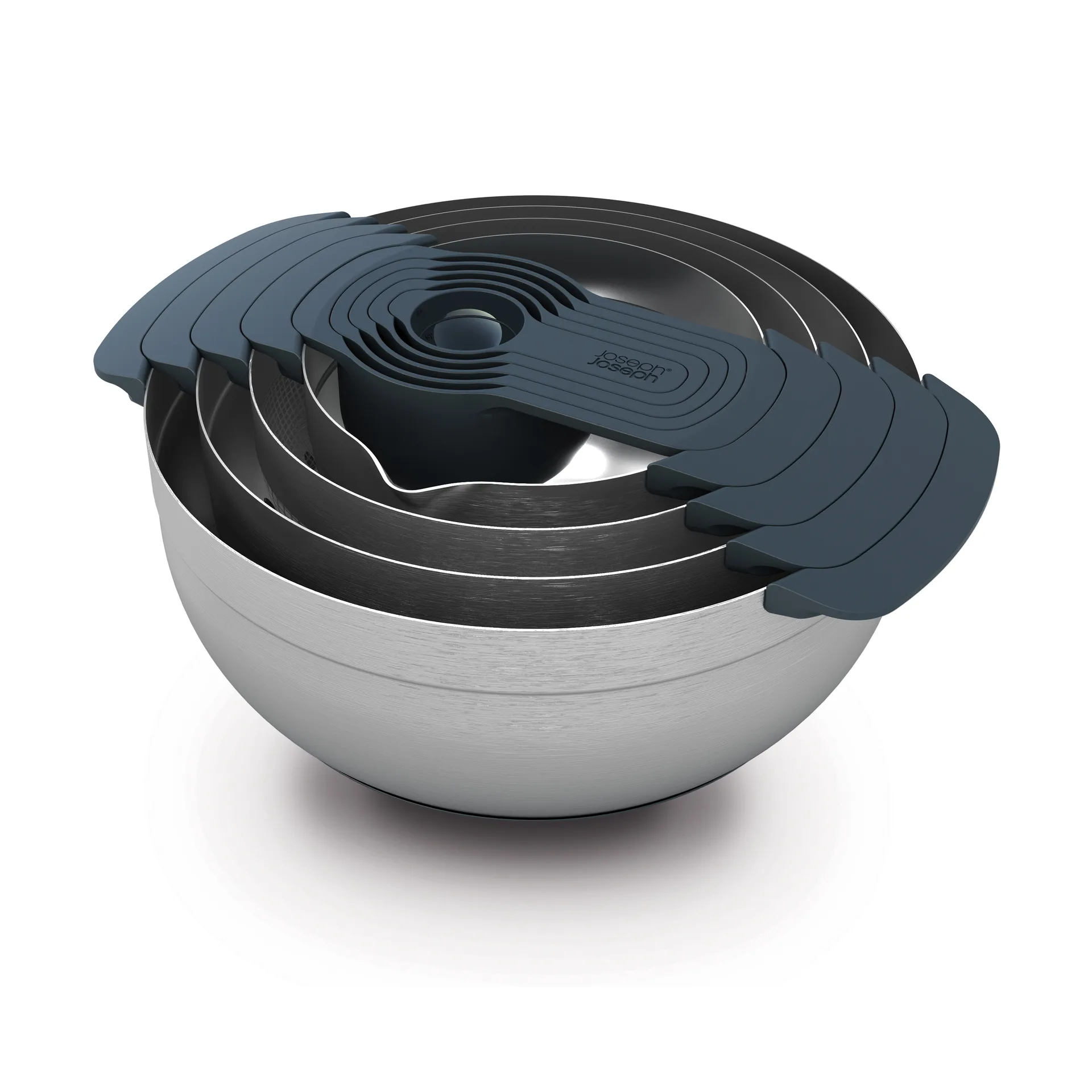 Nest Conj. tigelas 9 peças, Aço inoxidável Joseph Joseph