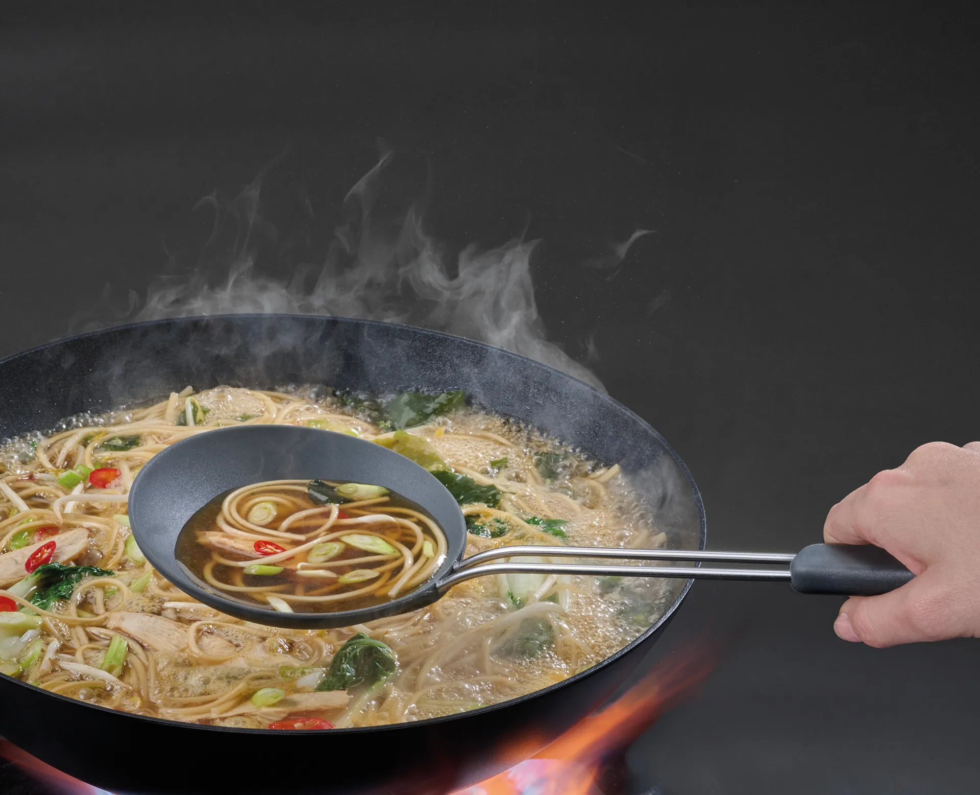 Nest fusion Conj. wok 3 peças, Preto Joseph Joseph