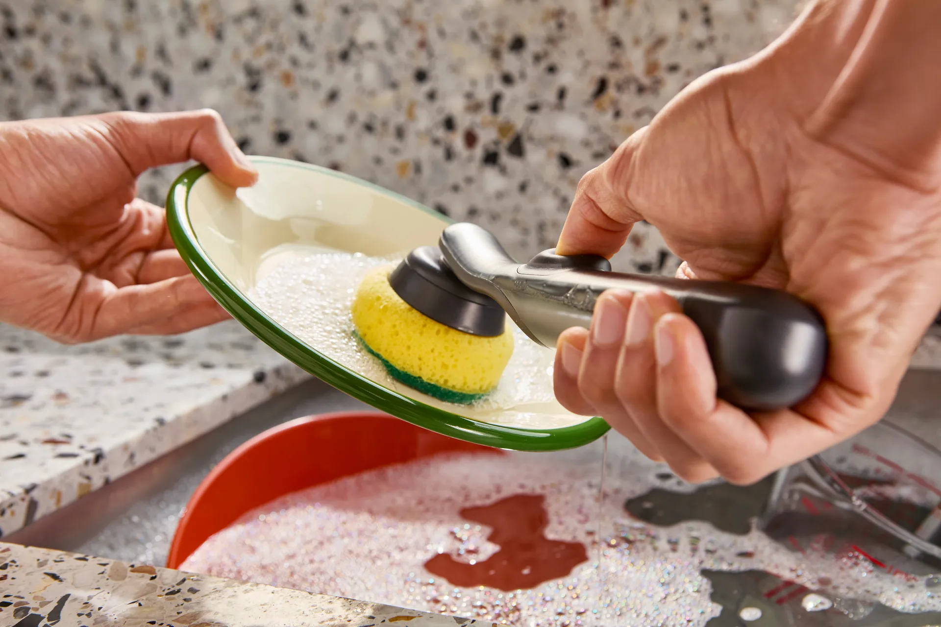 Sinktech cabeça de substituição esponja 2 unidades, Amarelo Joseph Joseph