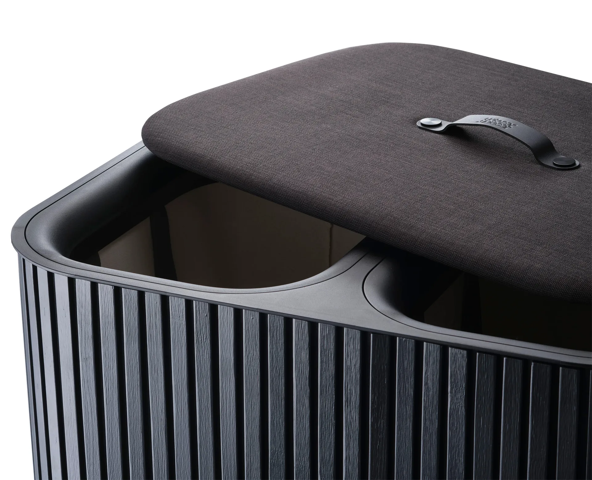 Tota Luxe cesto de roupa 90 L, Preto Joseph Joseph