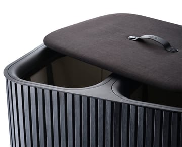 Tota Luxe cesto de roupa 90 L - Preto - Joseph Joseph