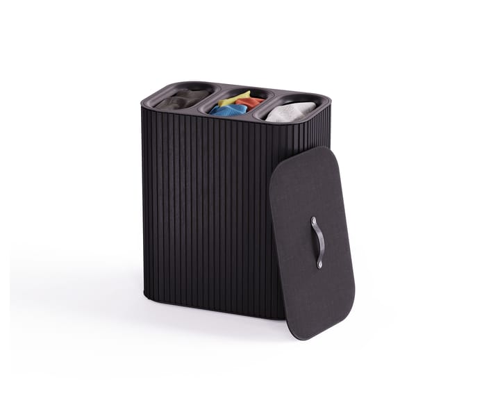 Tota Trio Luxe cesto de roupa 90 L, Preto Joseph Joseph