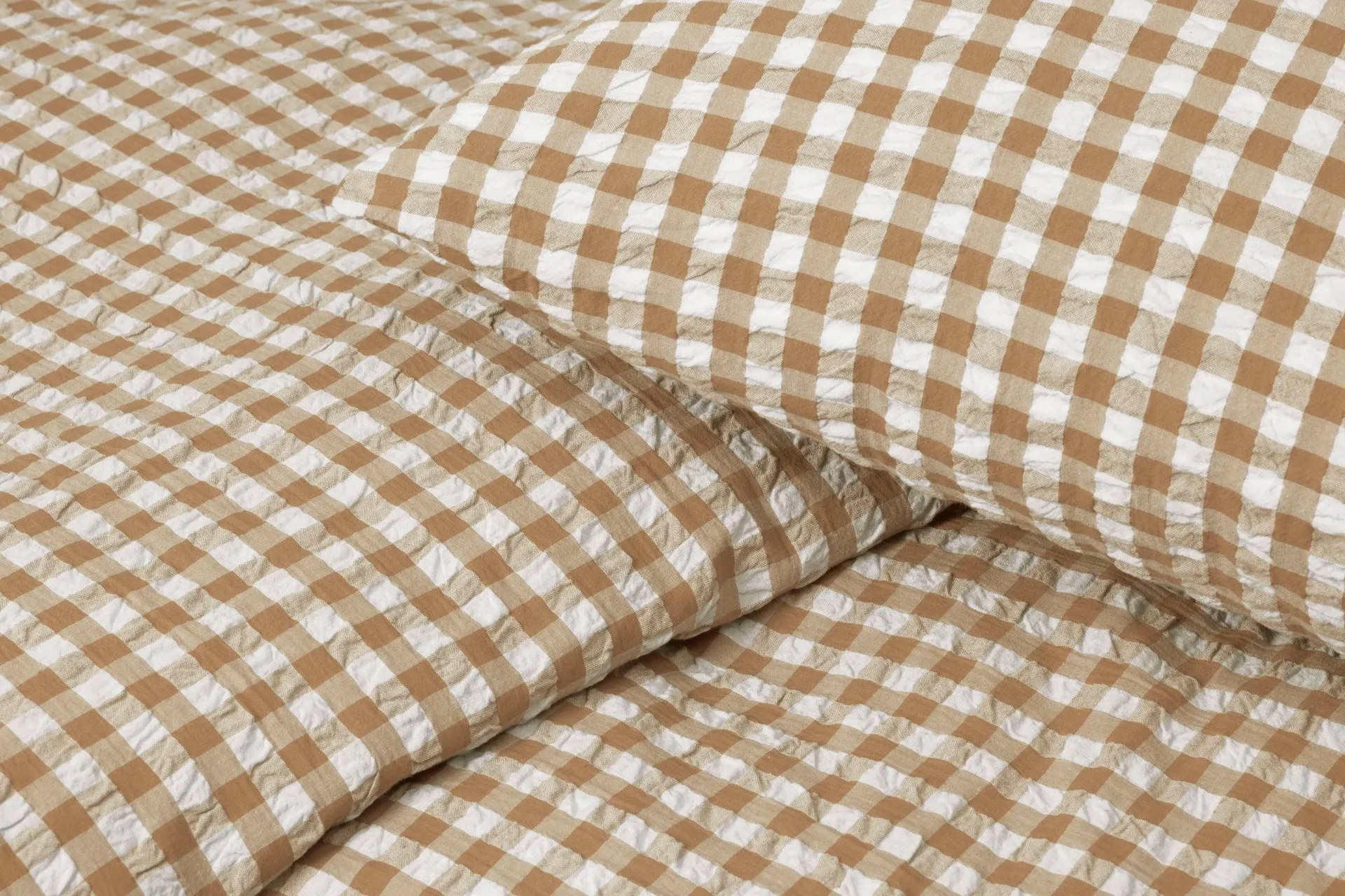 Conjunto de cama Bæk&Bølge 150x210 cm, Caramelo-offwhite Juna