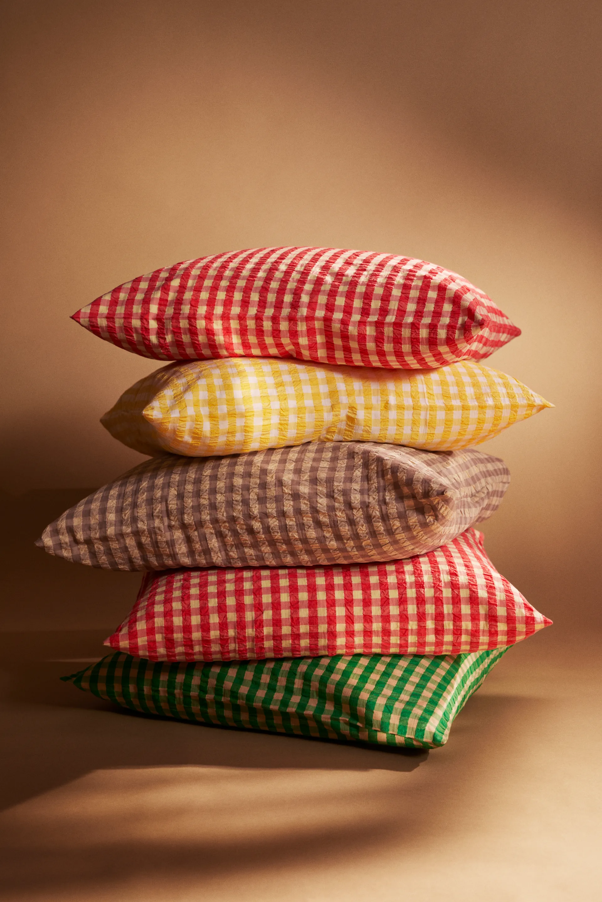 Conjunto de cama Bæk&Bølge 150x210 cm, Vermelho-amarelo Juna