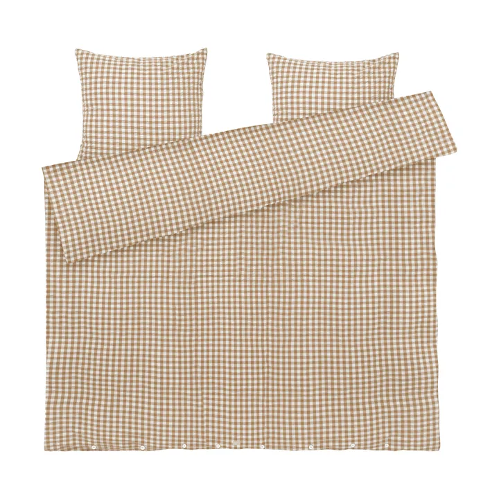 Conjunto de cama Bæk&Bølge 220x220 cm - Caramelo-offwhite - Juna