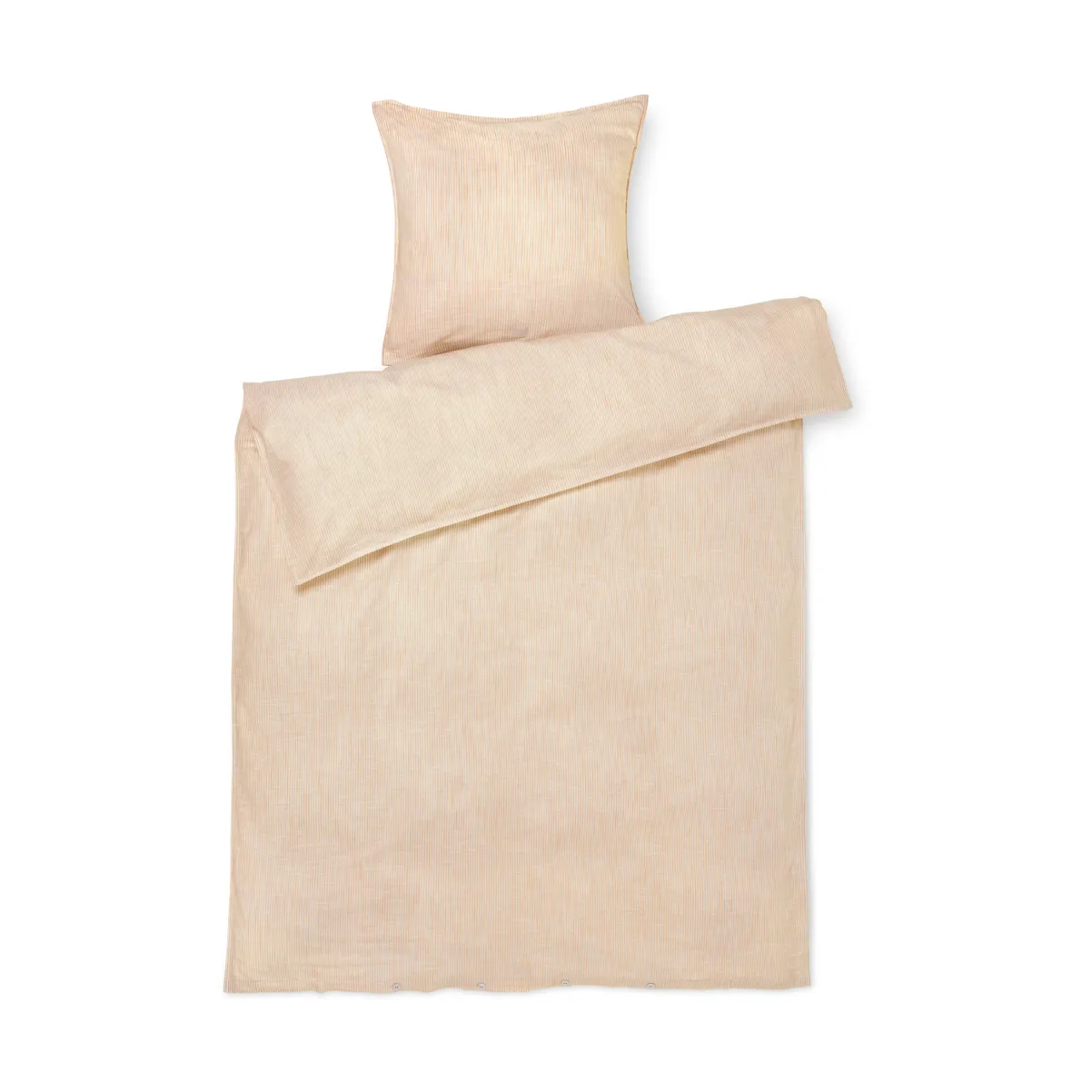 Conjunto de cama Monochrome Lines 150x210 cm, Branco-ocre Juna