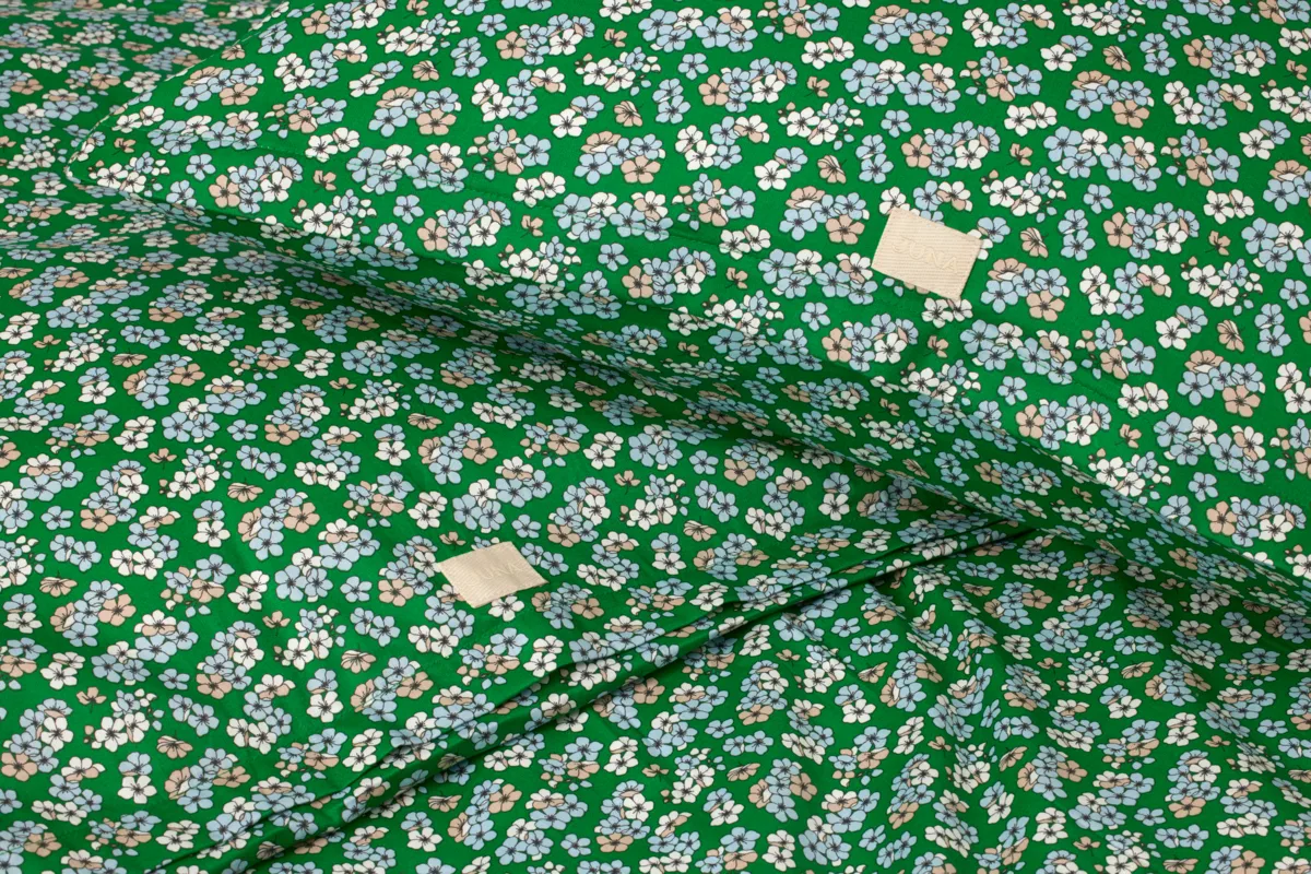 Conjunto de cama Pleasantly 150x210 cm, Verde  Juna