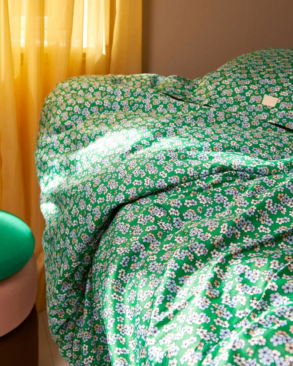 Conjunto de cama Pleasantly 150x210 cm, Verde  Juna