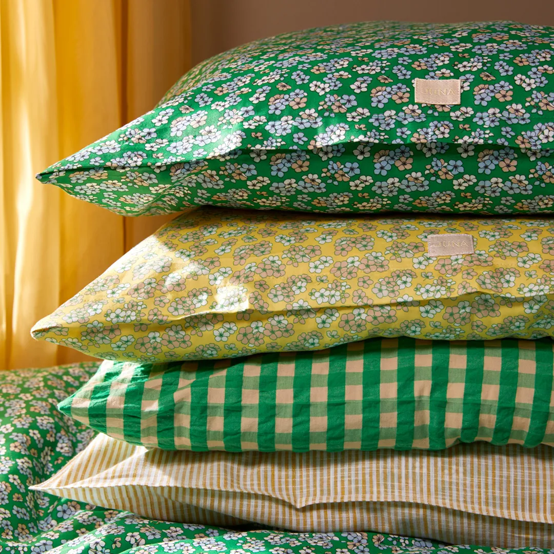Conjunto de cama Pleasantly 150x210 cm, Verde  Juna