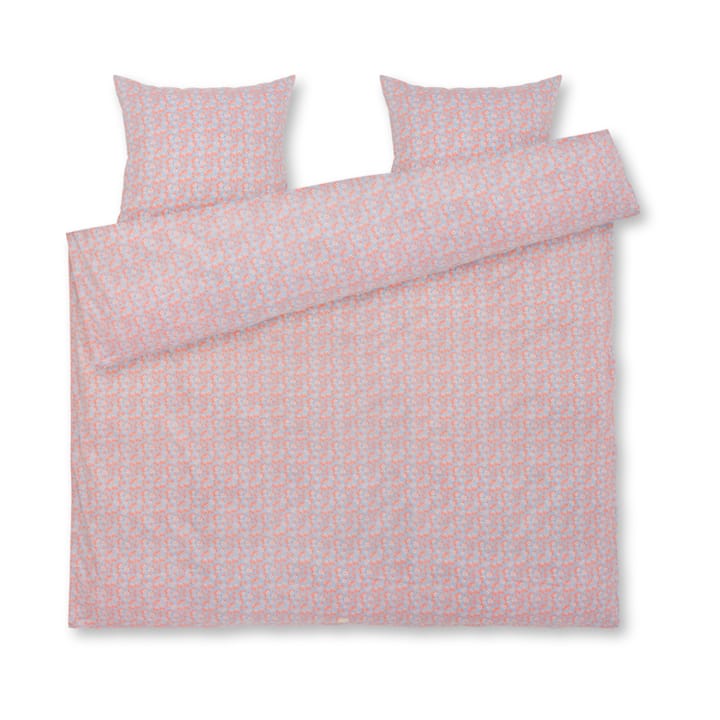 Conjunto de cama Pleasantly 220x220 cm - Azul claro-rosa - Juna