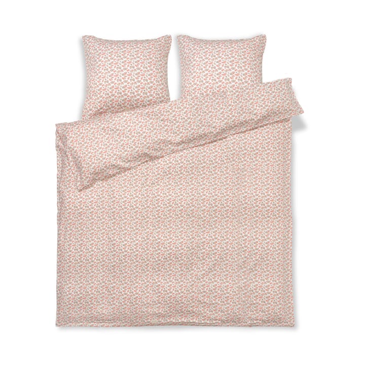 Conjunto de cama Pleasantly 220x220 cm - Branco-rosa  - Juna