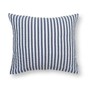 Fronha Bæk&Bølge 50x60 cm - Azul escuro-branco  - Juna