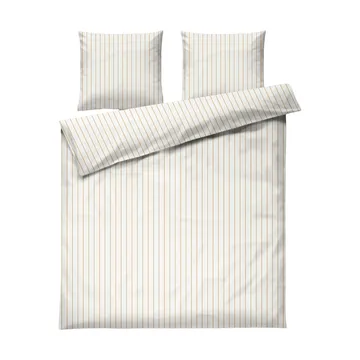 Soft conjunto de capa de edredão, 220x220/2x50x60 cm - Offwhite-caramelo - Juna