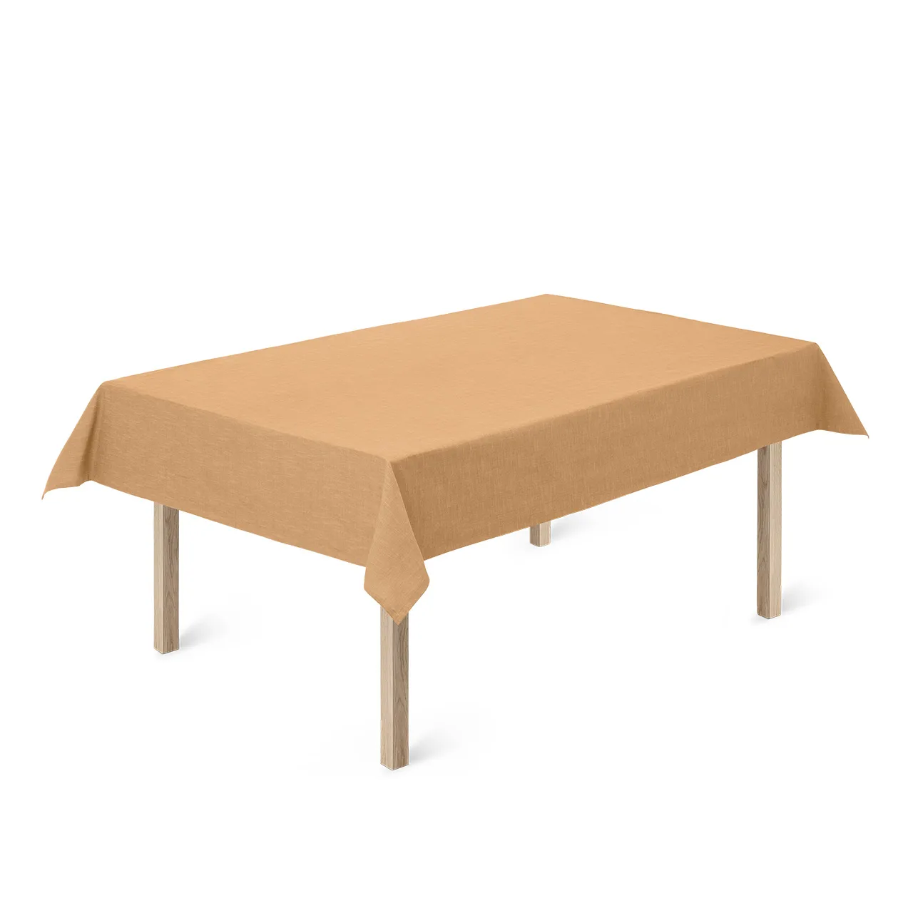 Toalha de mesa de algodão Basic 150x320 cm, ochre Juna