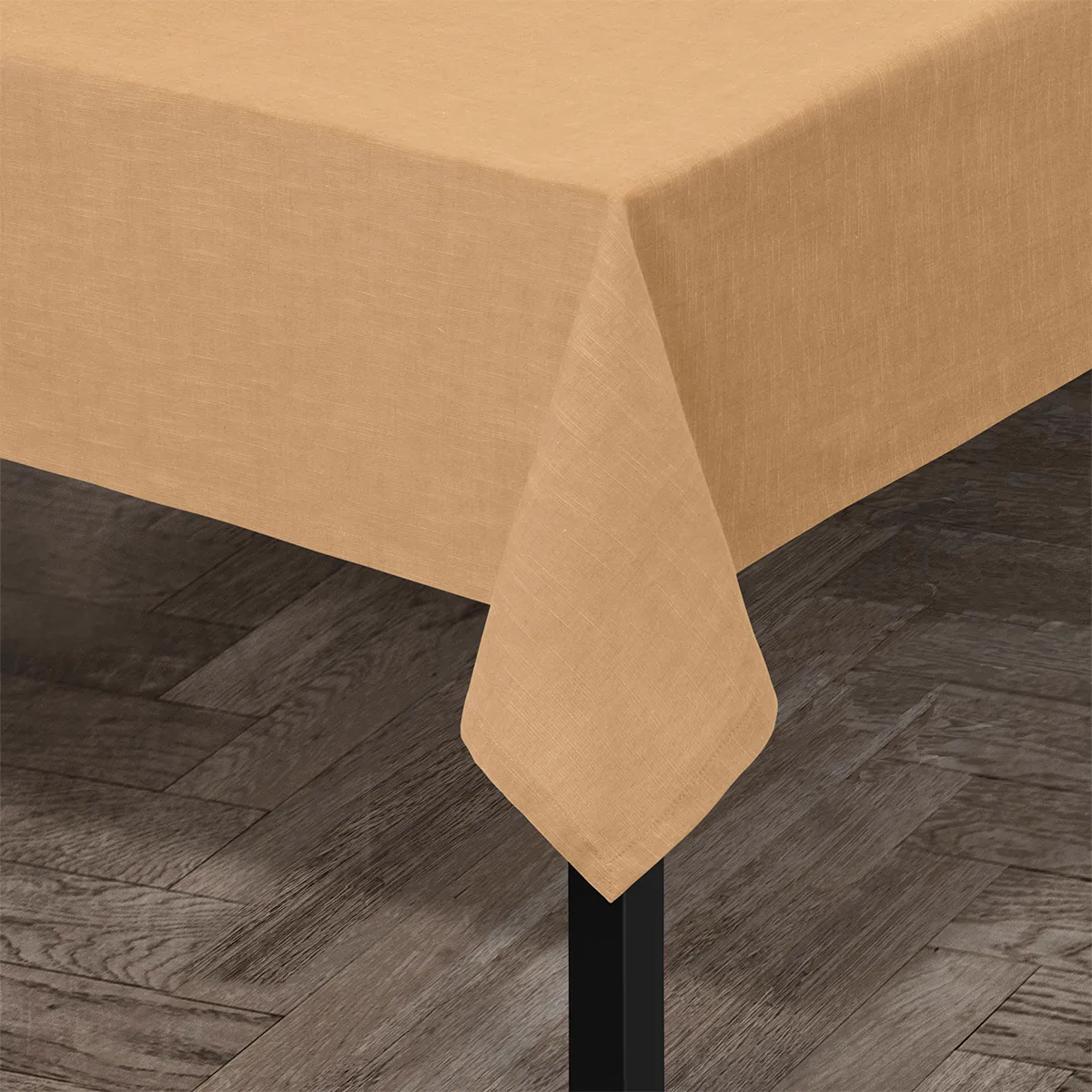 Toalha de mesa de algodão Basic 150x320 cm, ochre Juna