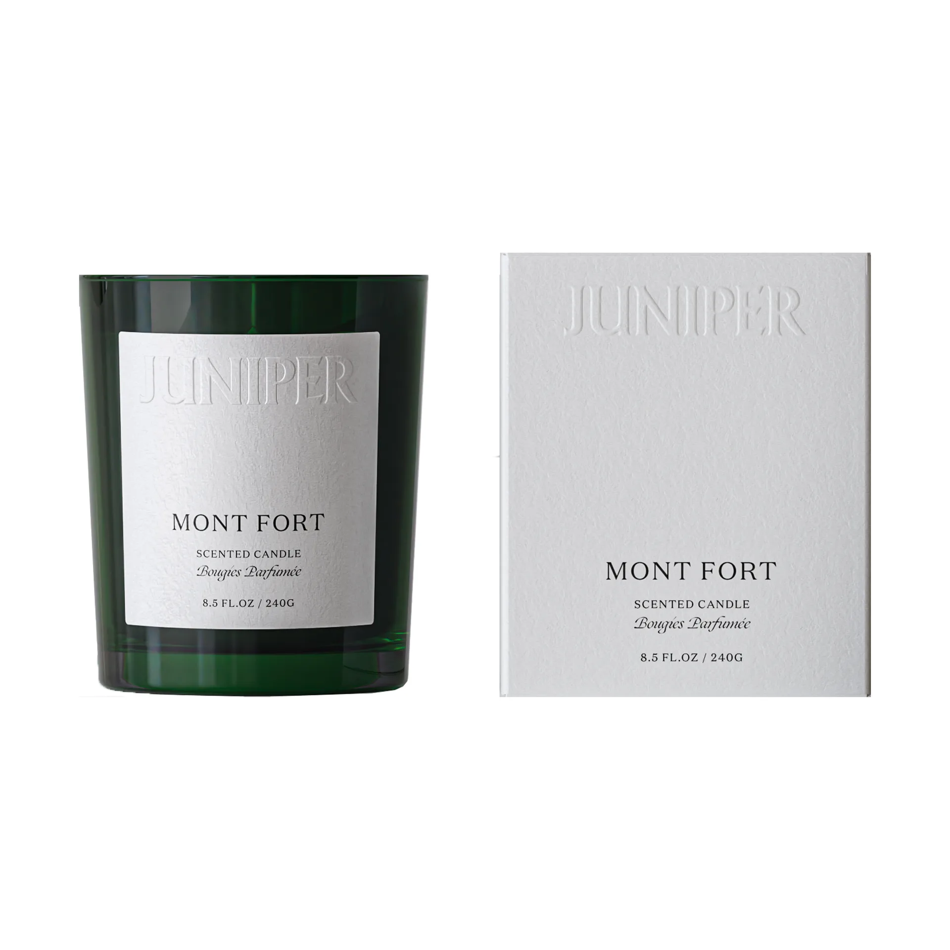 Vela perfumada Mont Fort, 240 gr Juniper