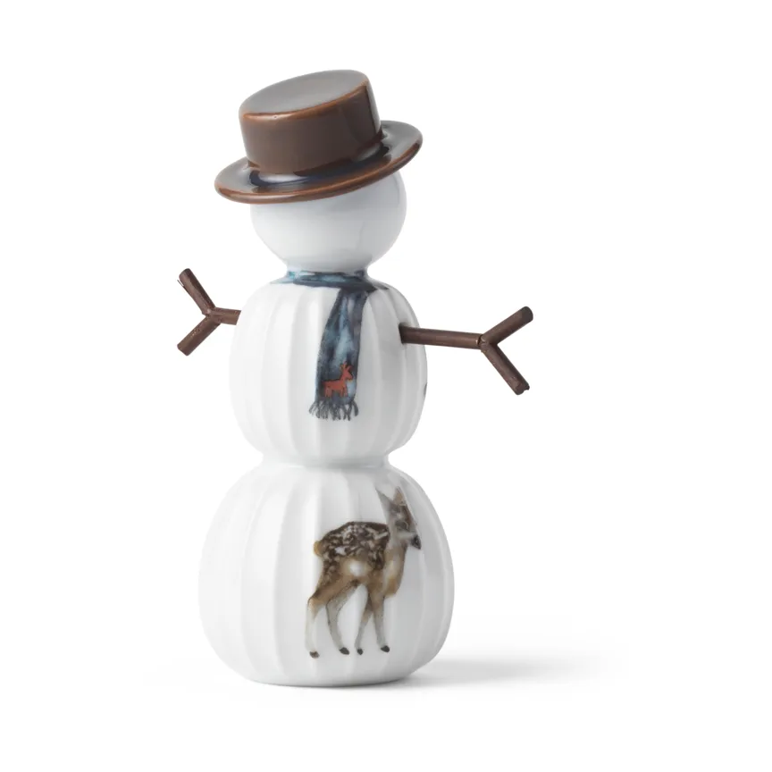 Boneco de neve Hammershøi Christmas, Branco Kähler