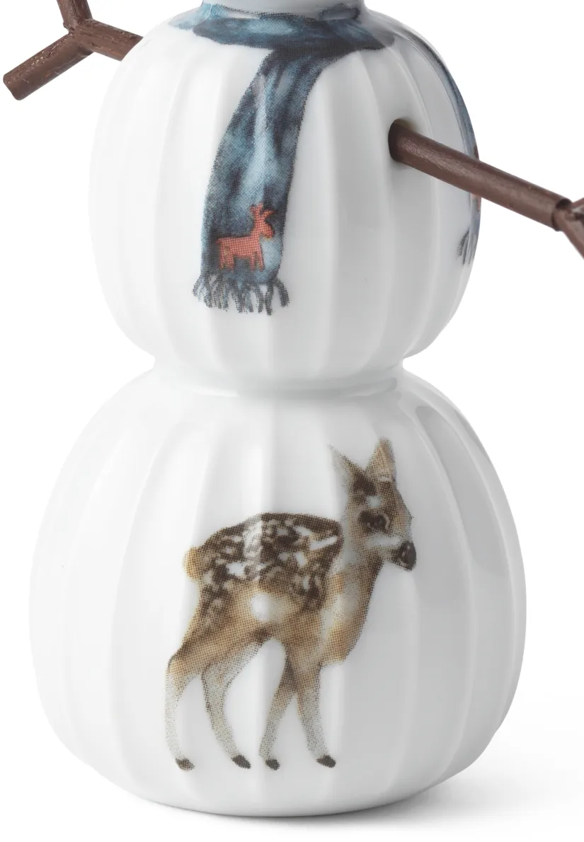 Boneco de neve Hammershøi Christmas, Branco Kähler