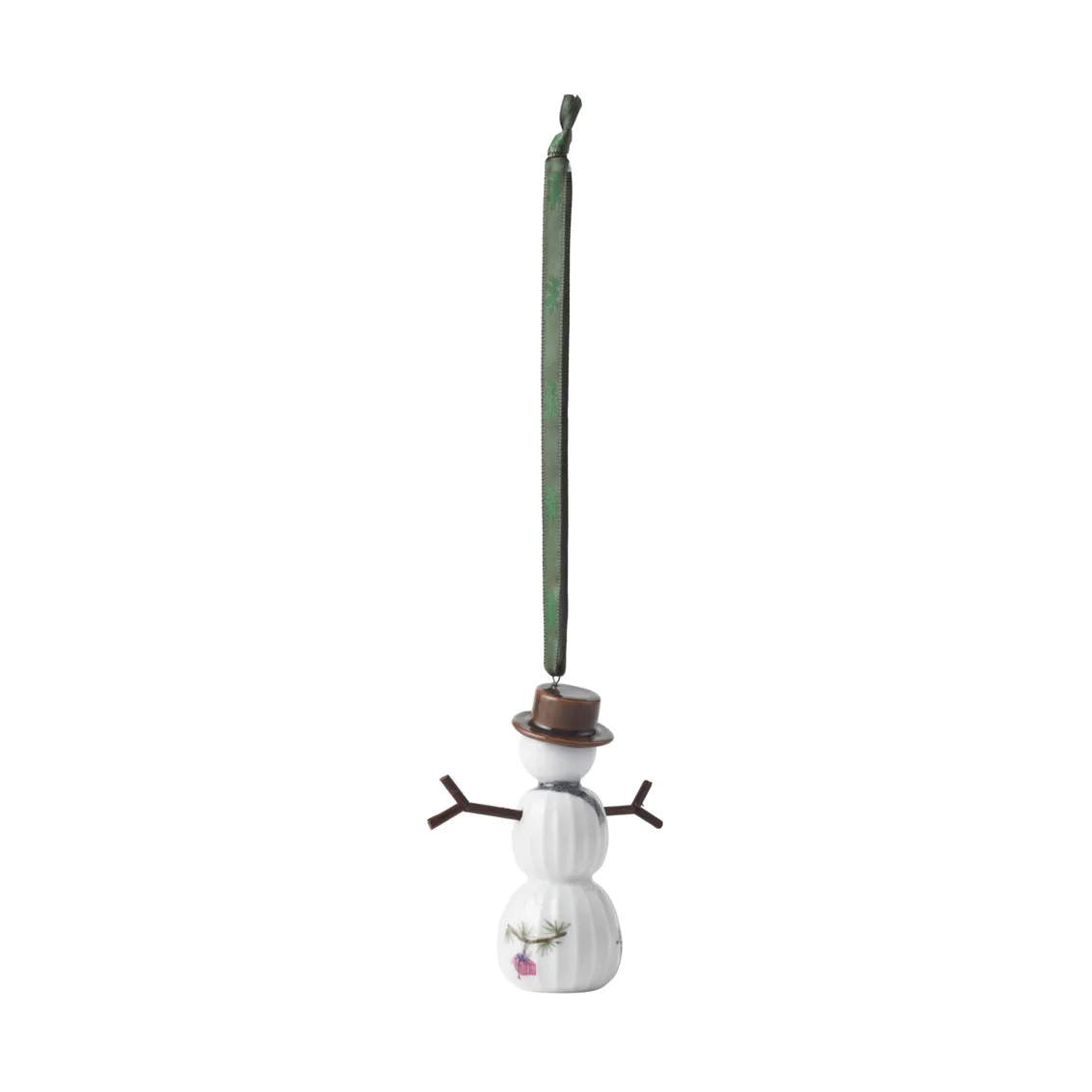 Boneco de neve suspenso Hammershøi Christmas, Branco Kähler