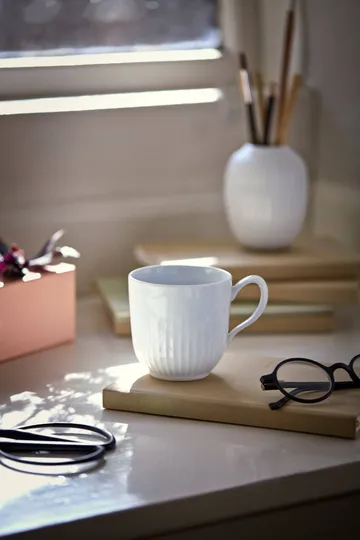 Caneca Hammershøi - Branco, 25 cl - Kähler