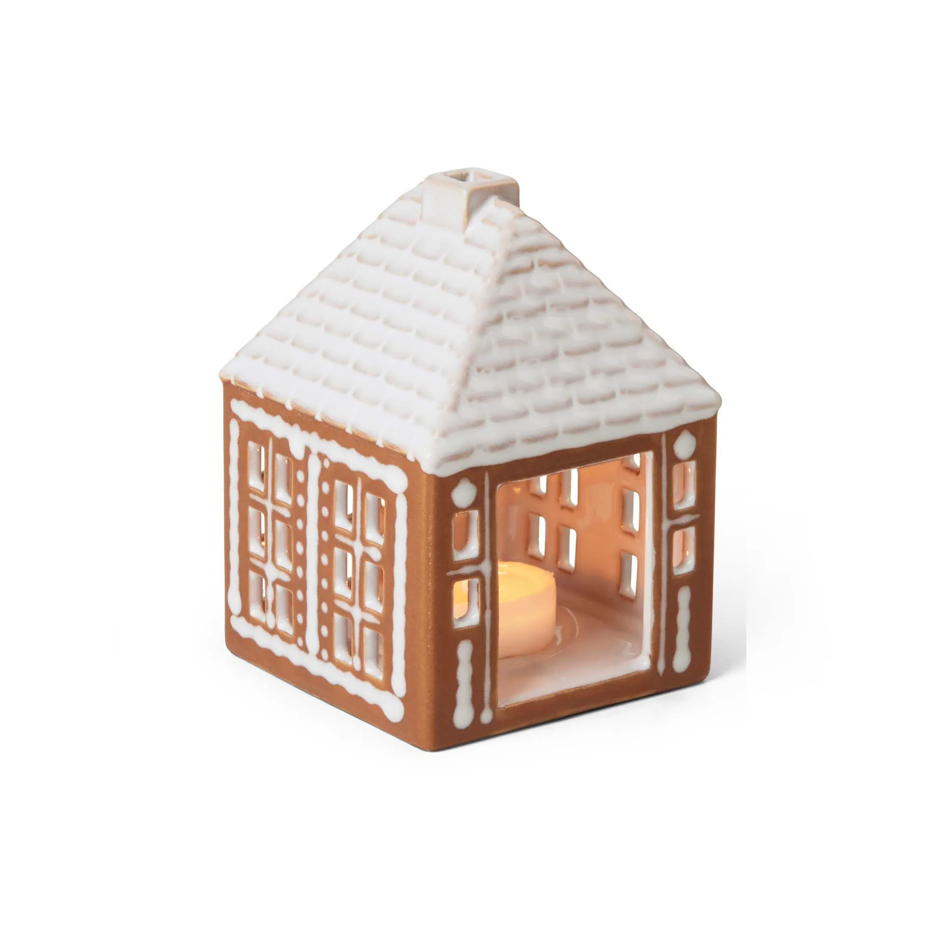 Casa vela Gingerbread small 11 cm, Castanho Kähler