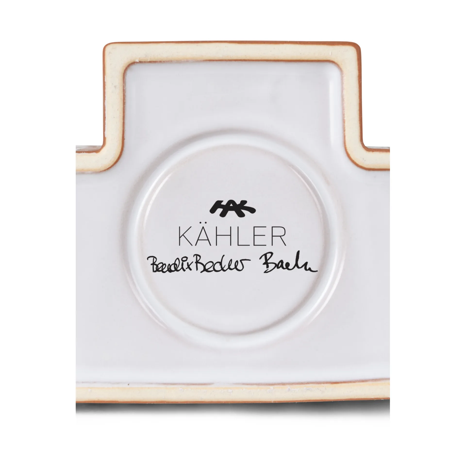 Castiçal grande Gingerbread 17 cm, Castanho  Kähler