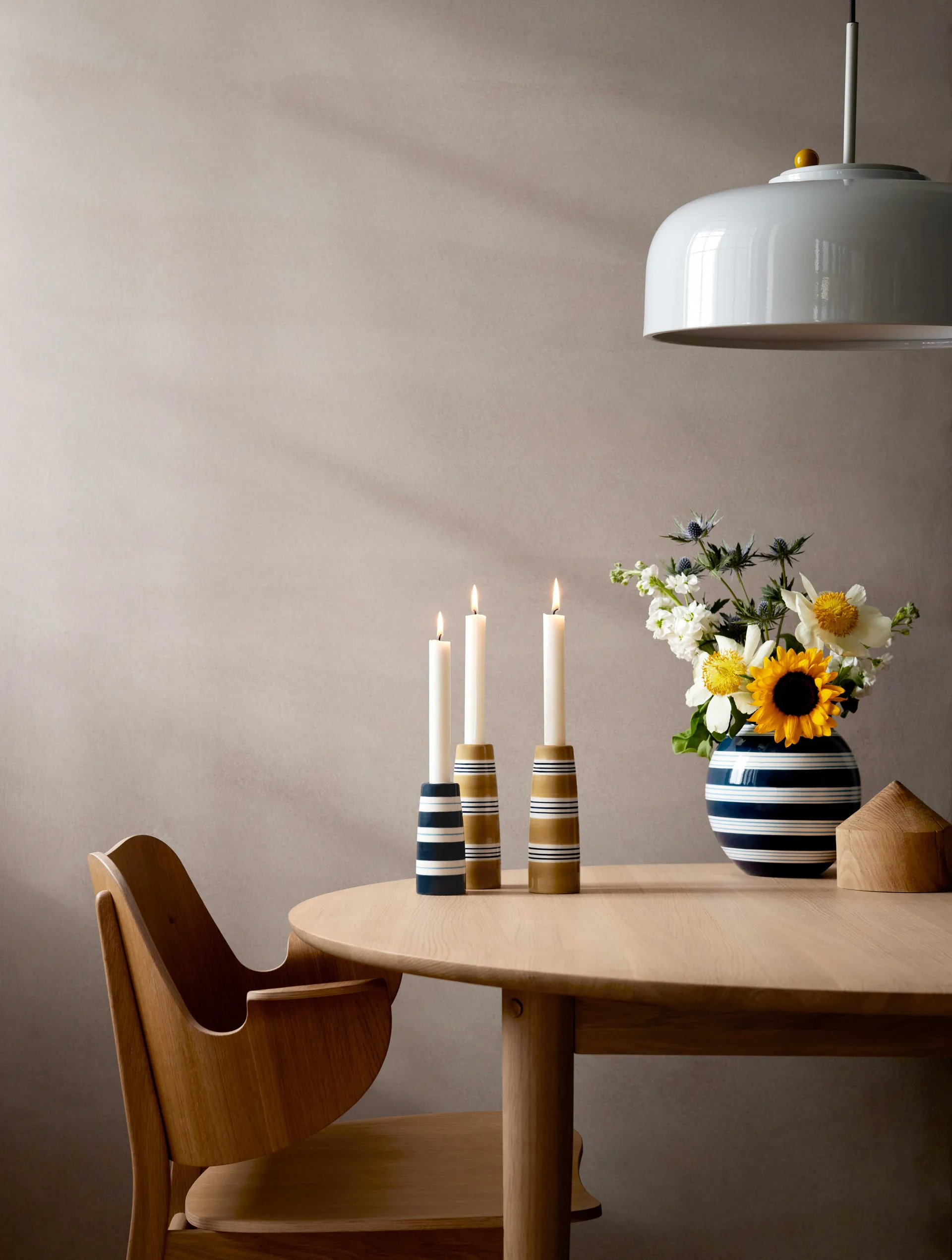 Castiçal Omaggio Nuovo 16 cm, Ocre Kähler