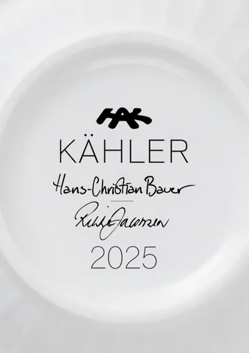 Conjunto de louça de Natal em porcelana Hammershøi Christmas 18 peças - Kähler