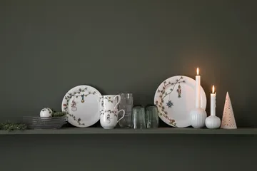 Conjunto de louça de Natal em porcelana Hammershøi Christmas 18 peças - Kähler