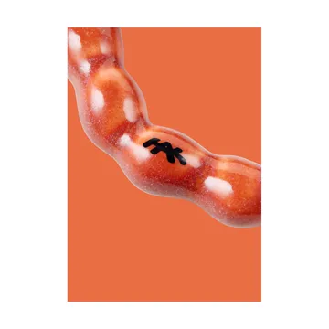 Coroa Christmas Tales 7 cm - Vermelho  - Kähler