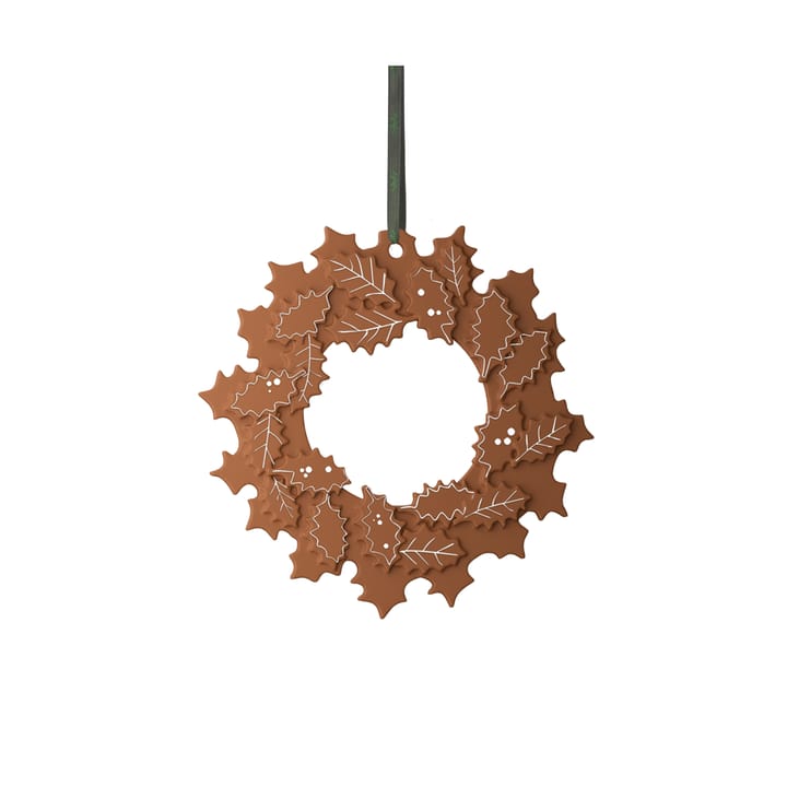Coroa de Natal Gingerbread Ø18,5 cm, Castanho Kähler