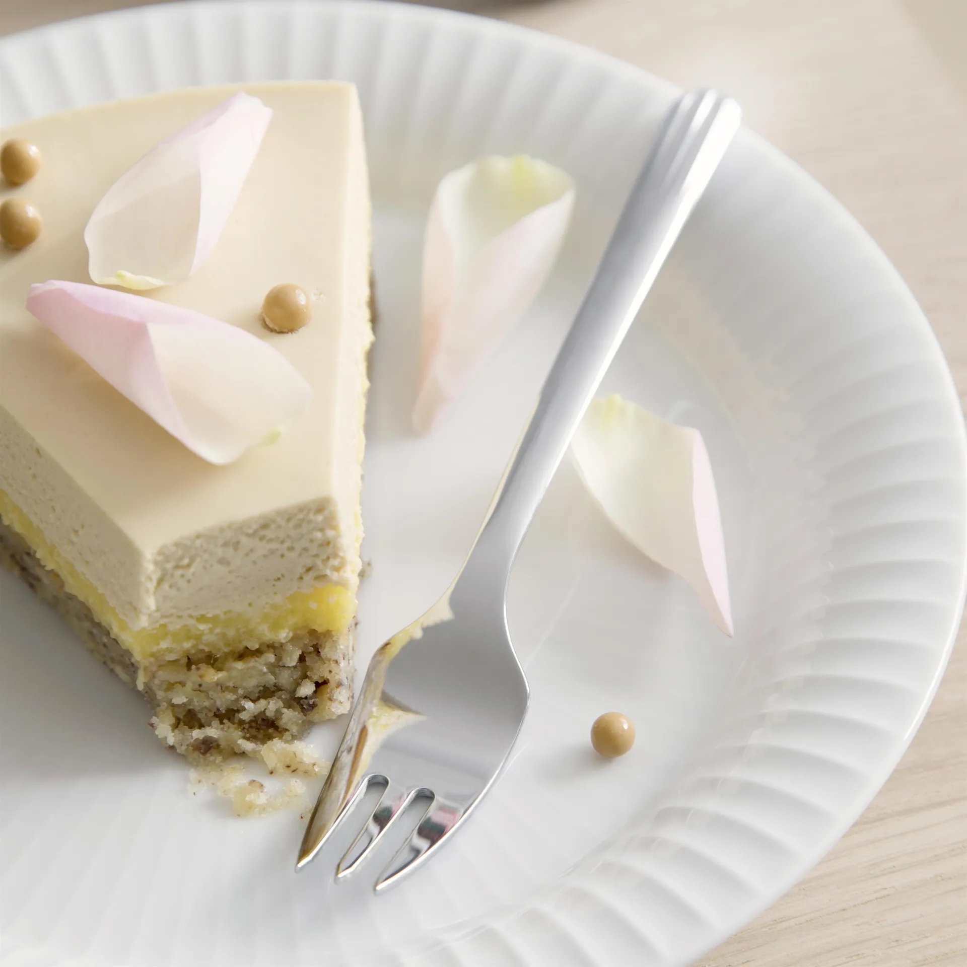 Garfo de bolo Hammershøi, Aço inoxidável Kähler