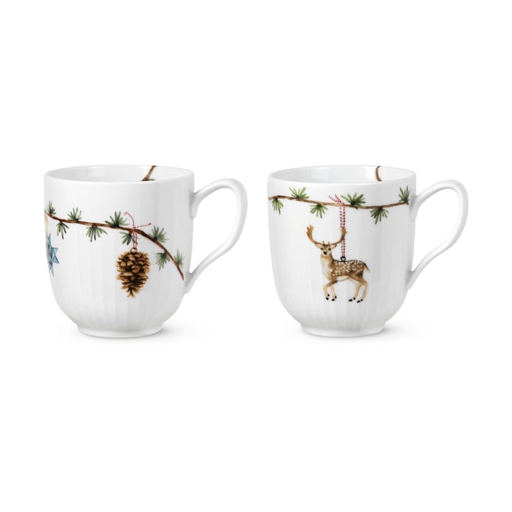 Hammershøi Christmas caneca de natal 33 cl 2 partes - 2021 e 2022 - Kähler