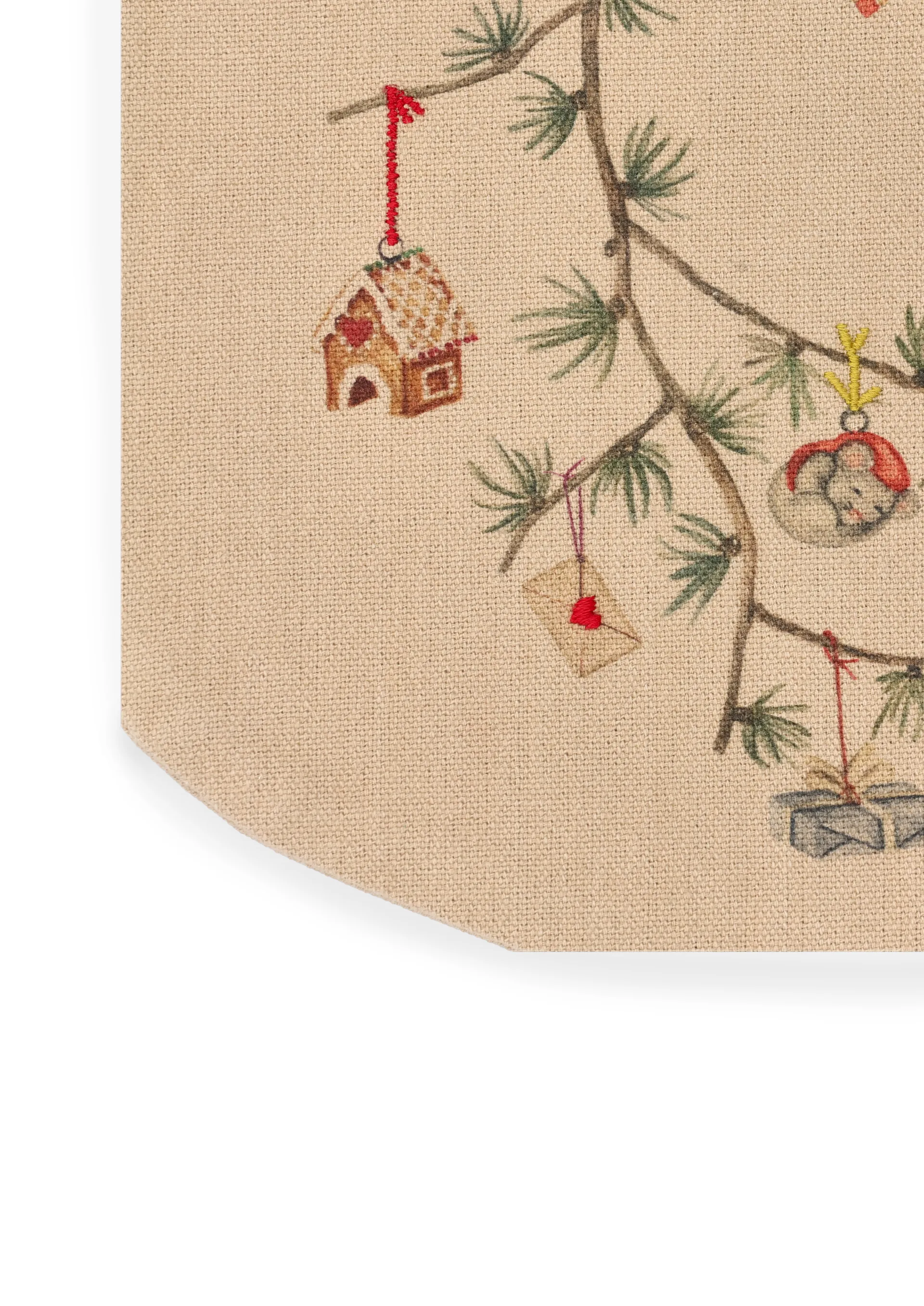 Hammershøi Christmas meia de Natal, Bege Kähler