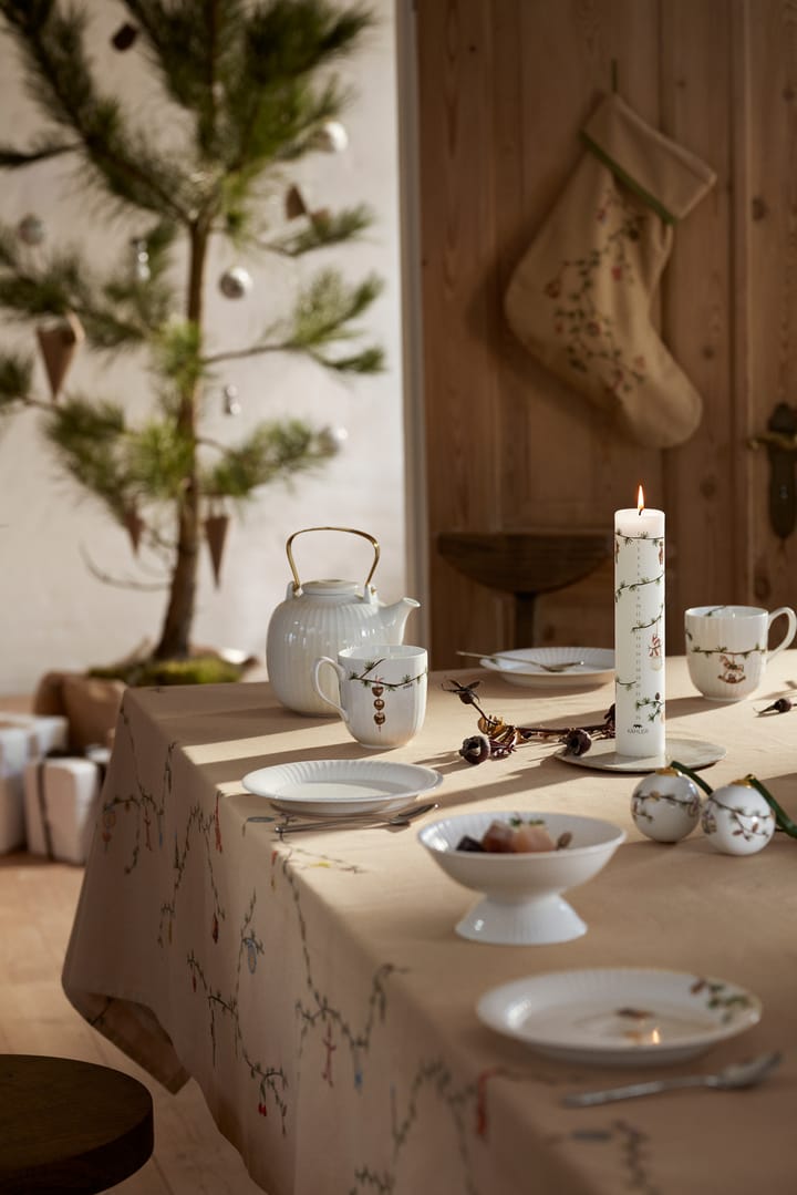 Hammershøi Christmas toalha de mesa bege, 150x320 cm Kähler