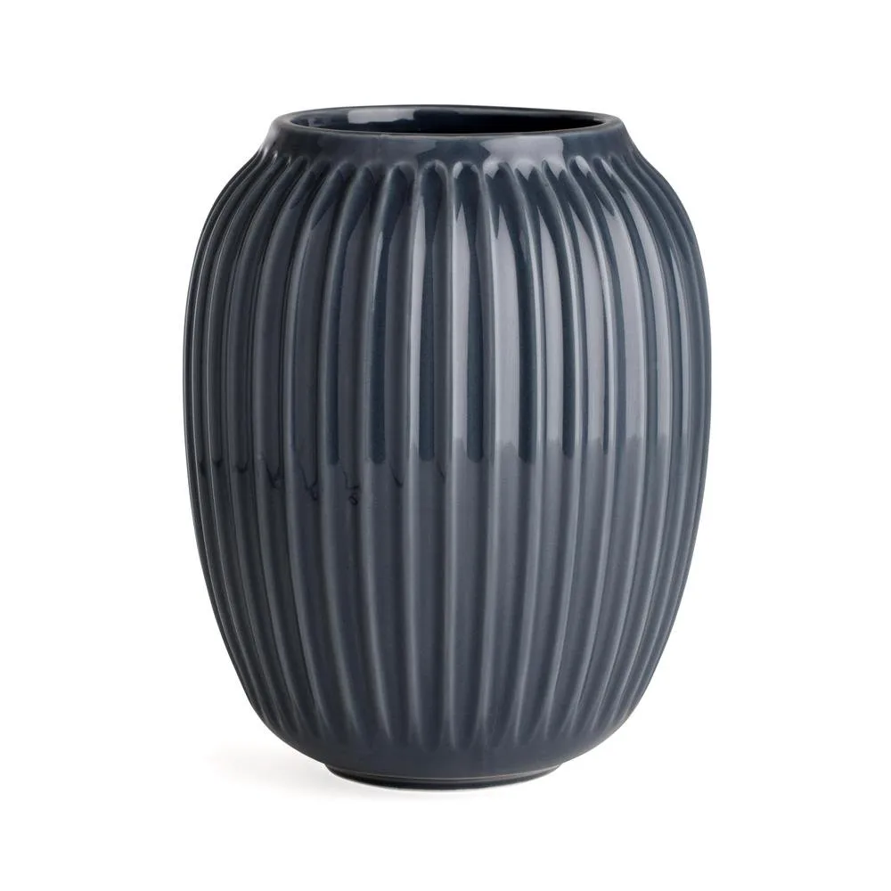 Hammershøi jarra, Cinzento antracite, médio 21 cm Kähler