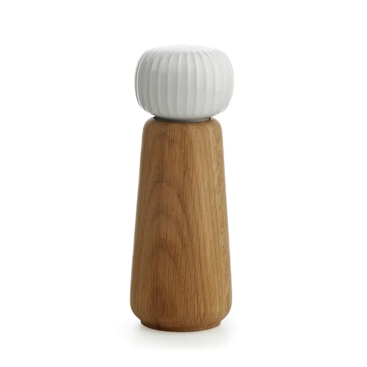 Hammershøi moinho de especiarias grande - Branco, 18 cm - Kähler
