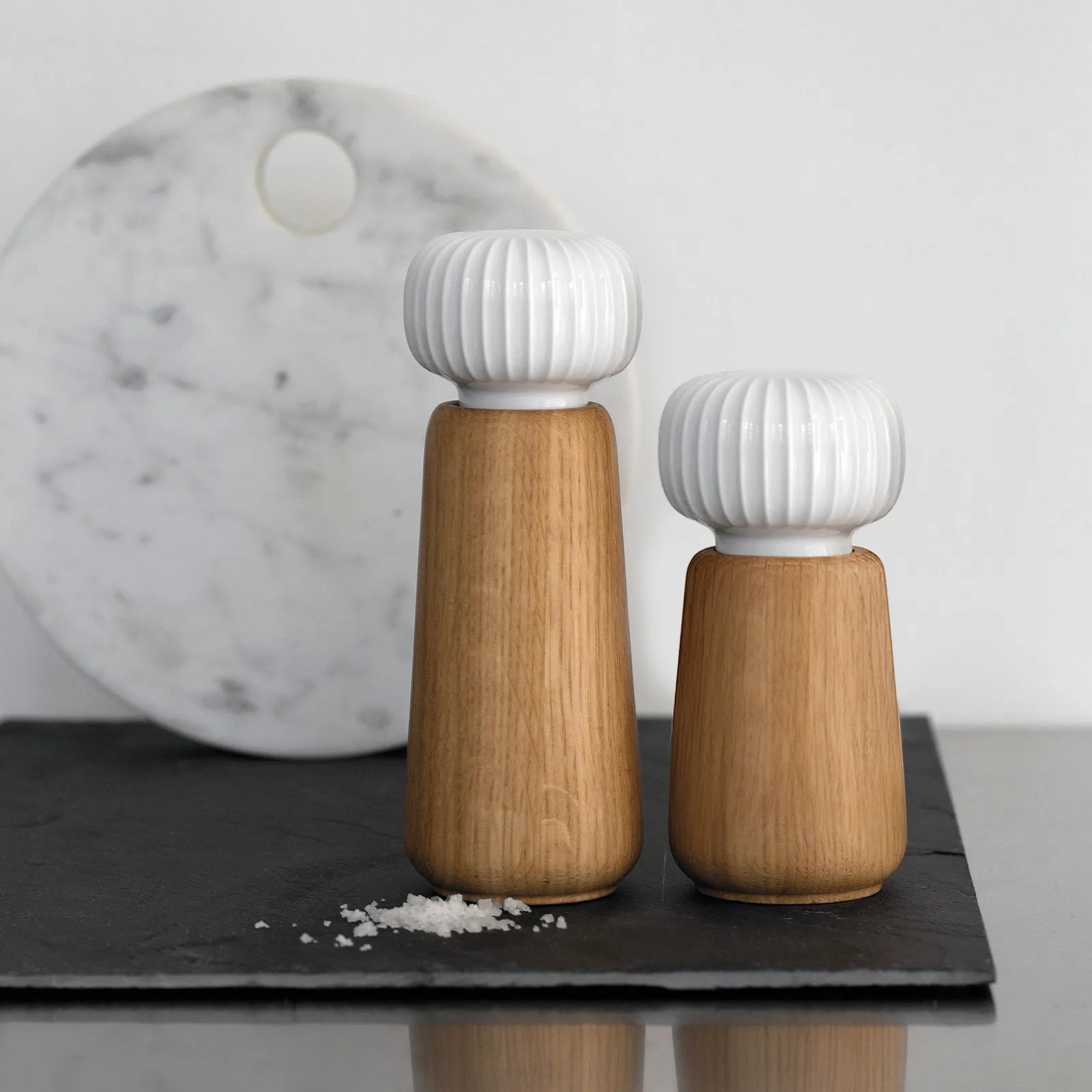 Hammershøi moinho de especiarias pequeno, Branco, 14 cm Kähler