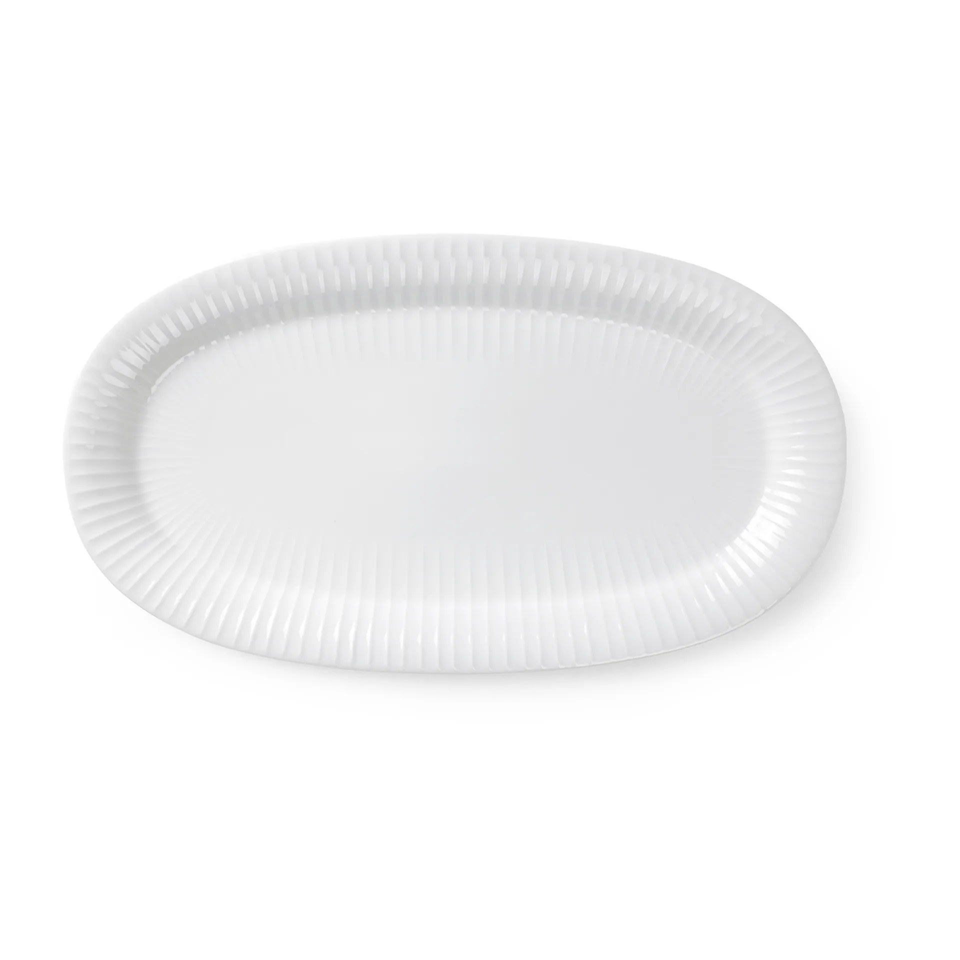 Hammershøi prato de servir oval 40x22.5 cm, Branco Kähler