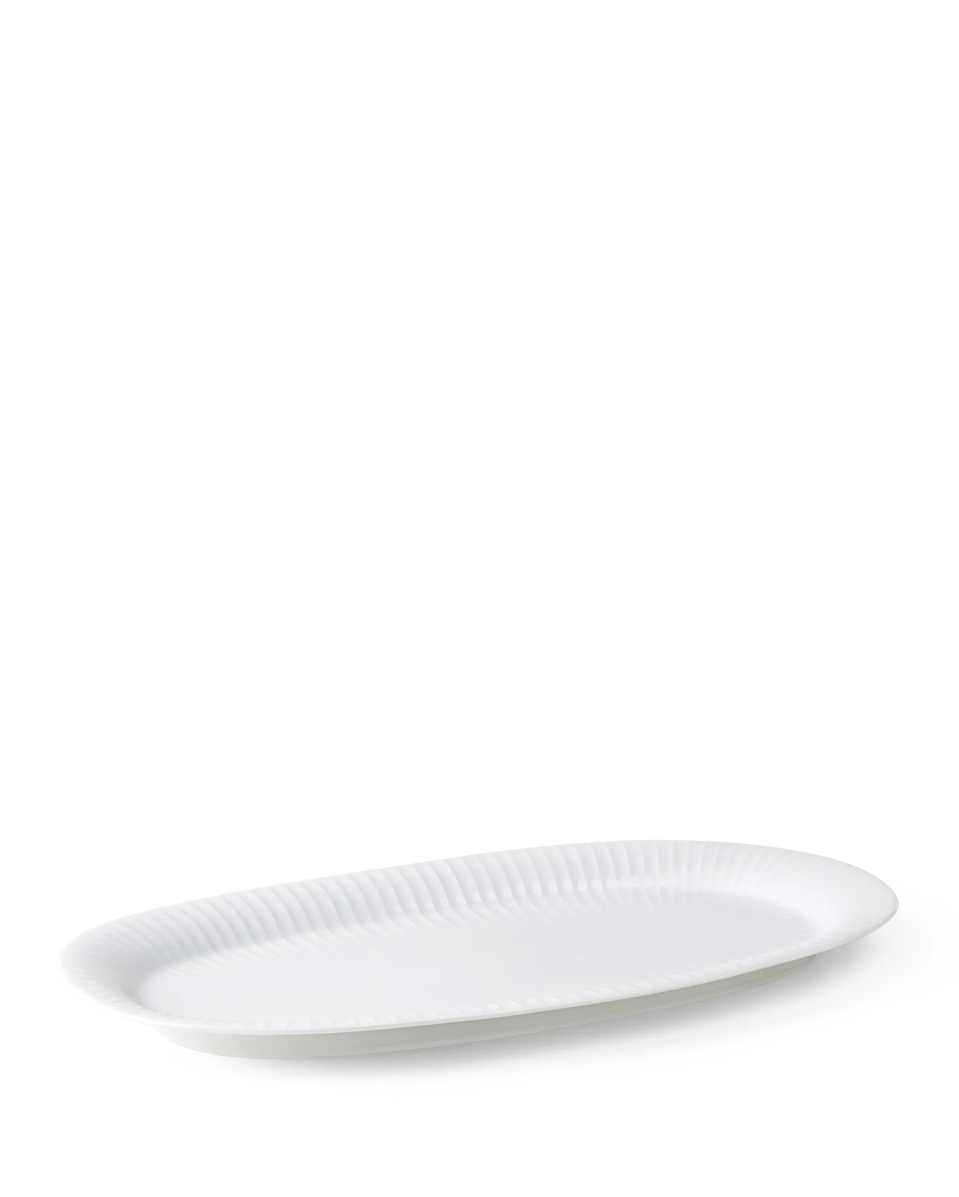 Hammershøi prato de servir oval 40x22.5 cm, Branco Kähler